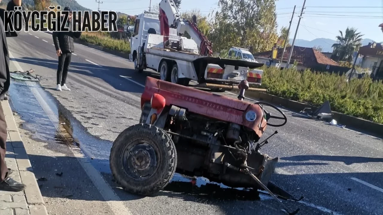 Köyceğiz Toparlar Mahallesi’nde Feci Kaza: Traktör İkiye Bölündü