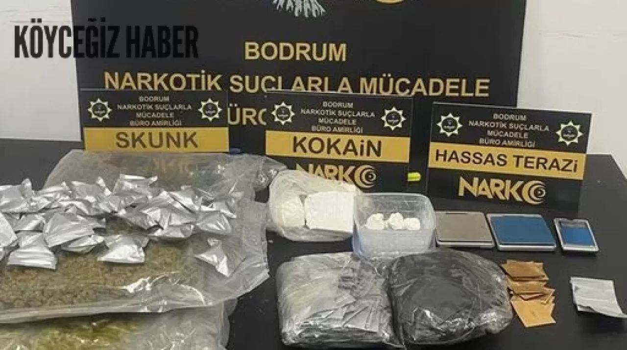 Bodrum'da uyuşturucu operasyonu: 5 gözaltı!