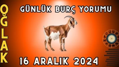 Oğlak Burcu Günlük Burç Yorumu 16 Aralık 2024