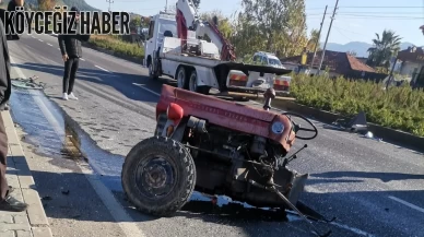 Köyceğiz Toparlar Mahallesi’nde Feci Kaza: Traktör İkiye Bölündü