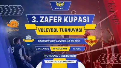 Köyceğiz Plaj Voleybolu Turnuvası'nda 3. Zafer Kupası Sahiplerini Bekliyor! Son Başvuru Tarihi 18 Ağustos!