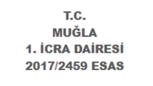 Muğla Menteşe'de 3+1 Daire İcradan Satılık!