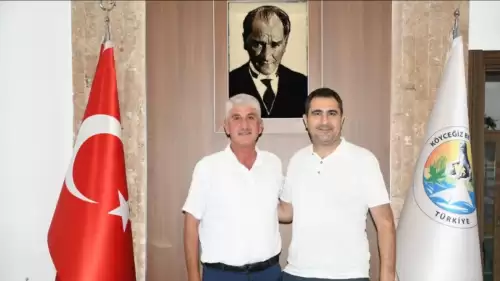 Ortaca Belediye Başkanı ve Meclis Üyesi Belediye Başkanı Ali Erdoğan'ı Ziyaret Etti