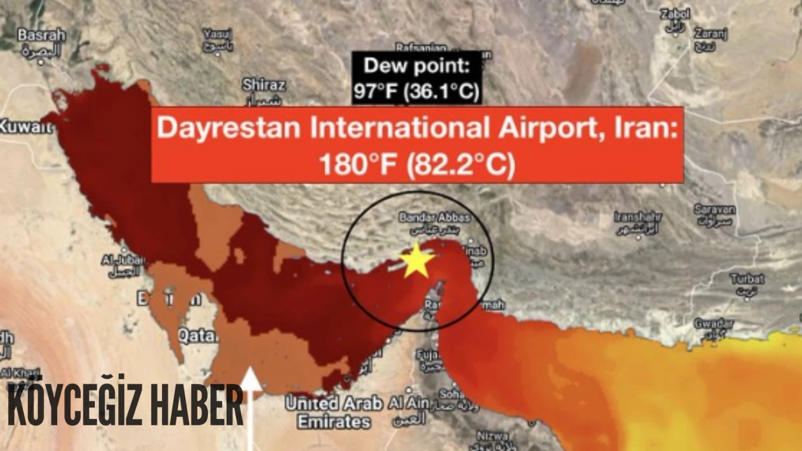 İran, 82 Derece ile Dünyanın En Sıcak Gününü Yaşamış