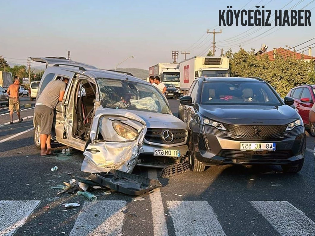 Gökova-Köyceğiz karayolunda kaza: 9 kişi Yaralandı!